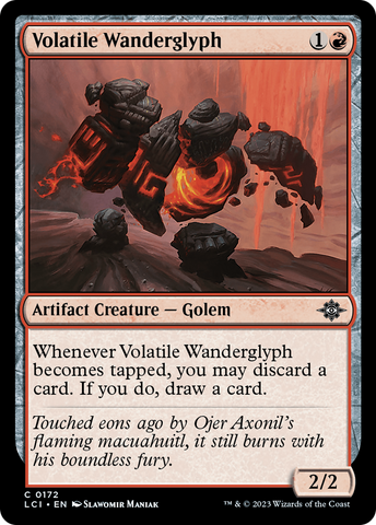 Volatile Wanderglyph (LCI-172) - The Lost Caverns of Ixalan Foil
