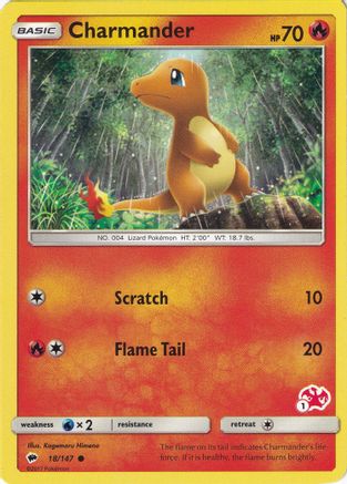 Charmander (18/147) (Charizard Stamp