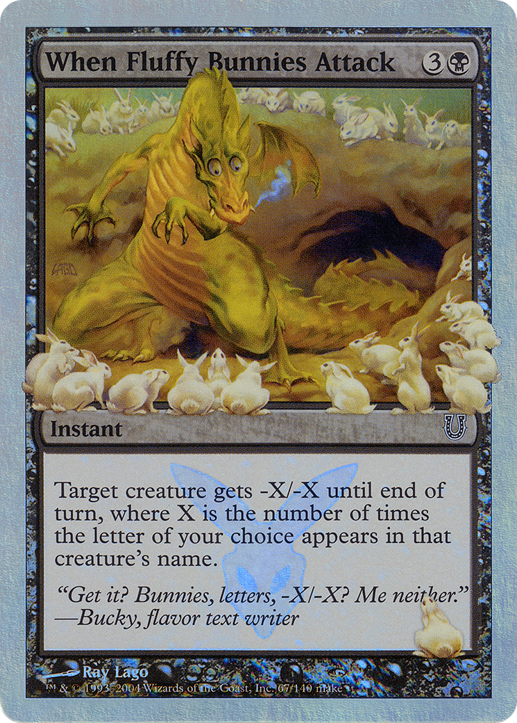 When Fluffy Bunnies Attack (UNH-067) - Unhinged Foil