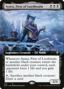 Ayara, First of Locthwain (ELD-350) - Throne of Eldraine: (Extended Art)