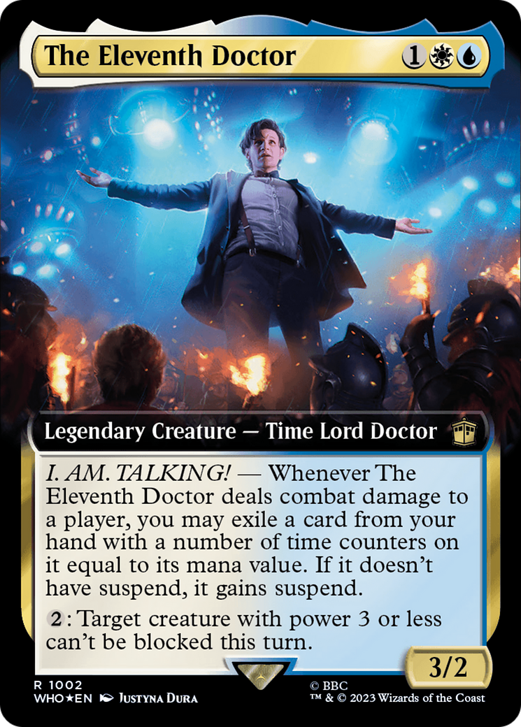 The Eleventh Doctor (WHO-1002) - Doctor Who: (Extended Art) Foil