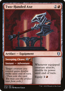 Two-Handed Axe // Sweeping Cleave (CLB-203) - Commander Legends: Battle for Baldur's Gate Foil
