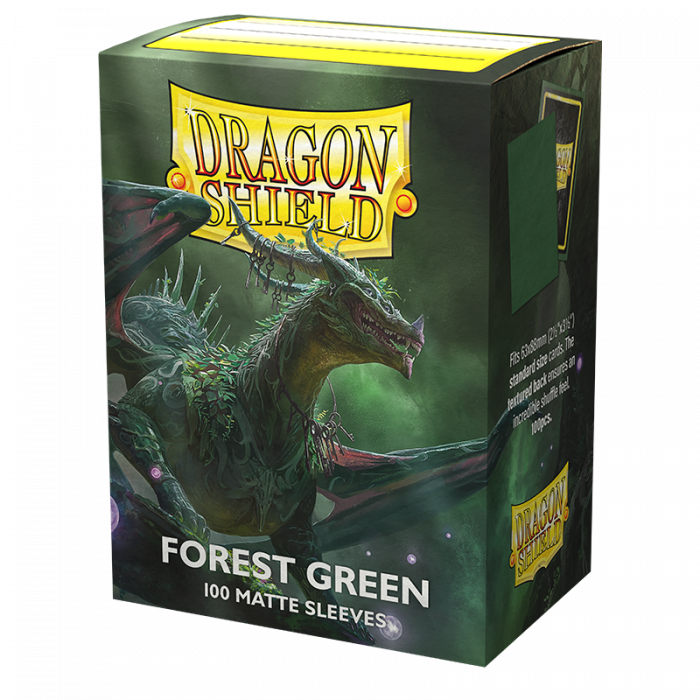 Dragon Shield Box 100 Forest Green MATTE