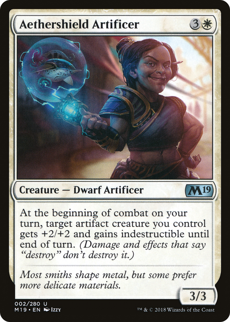 Aethershield Artificer (M19-002) - Core Set 2019