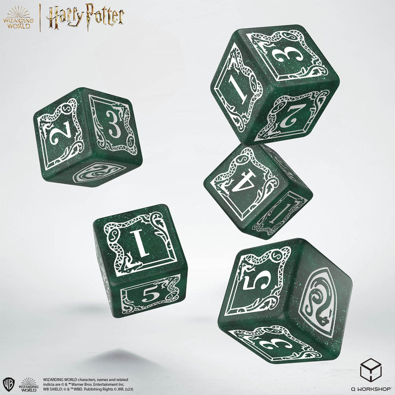 Q Workshop Harry Potter Slytherin Dice and Pouch