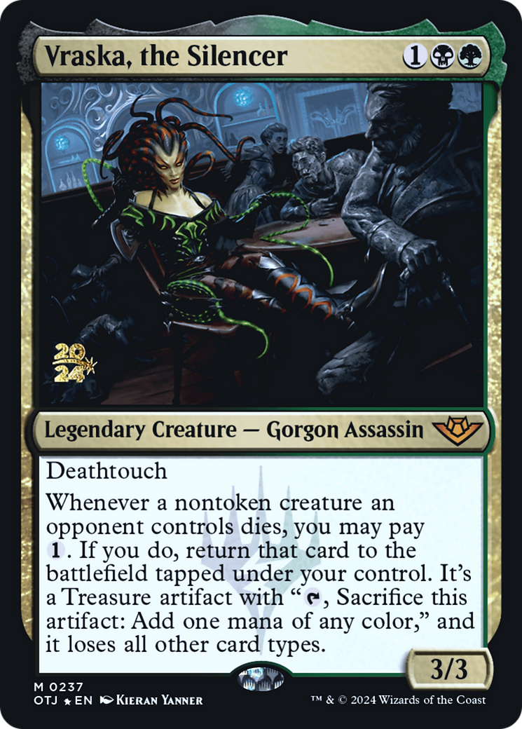 Vraska, the Silencer (PRE-237) - Outlaws of Thunder Junction Promos Foil