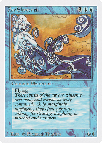 Air Elemental (3ED-047) - Revised Edition