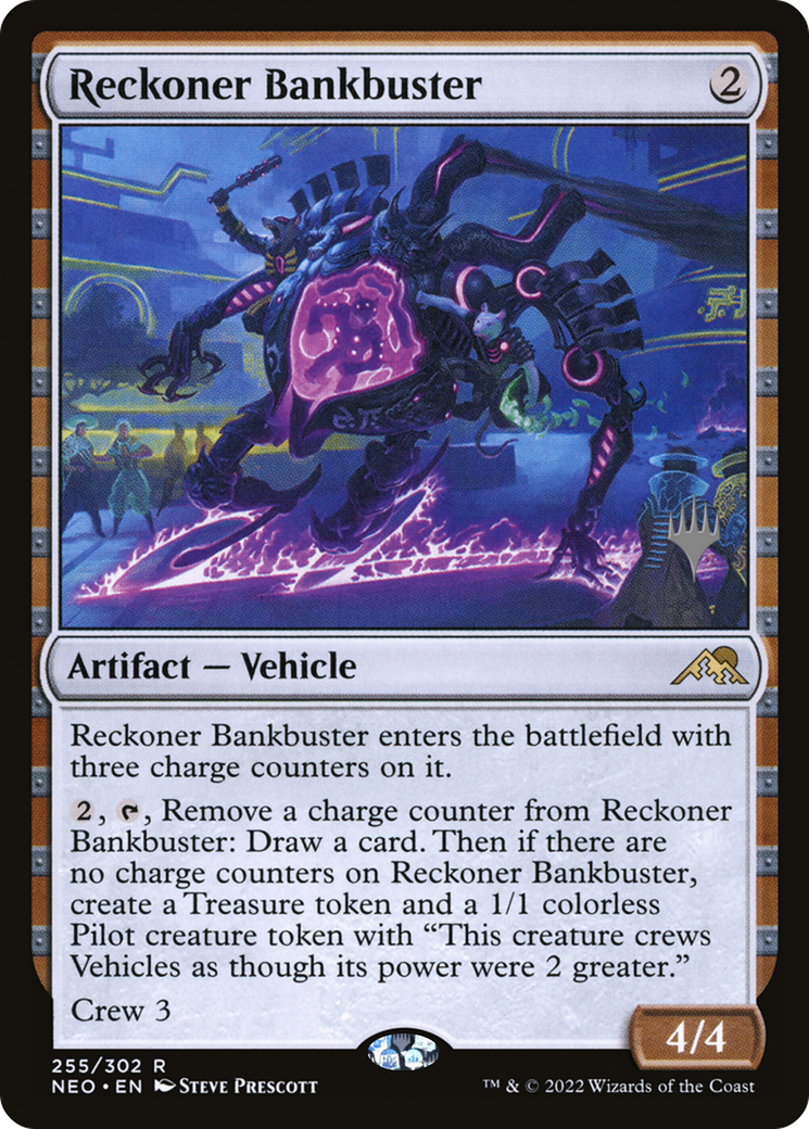 Reckoner Bankbuster (PPNEO-255P) - Kamigawa: Neon Dynasty Promos