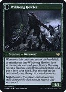 Howlpack Piper // Wildsong Howler (PRE-205S) - Innistrad: Crimson Vow Promos: (Double Faced Transform) Foil