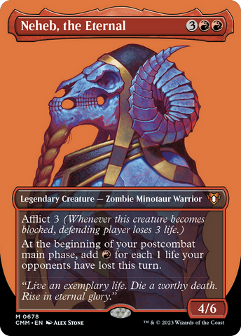 Neheb, the Eternal (CMM-678) - Commander Masters (Borderless) Foil