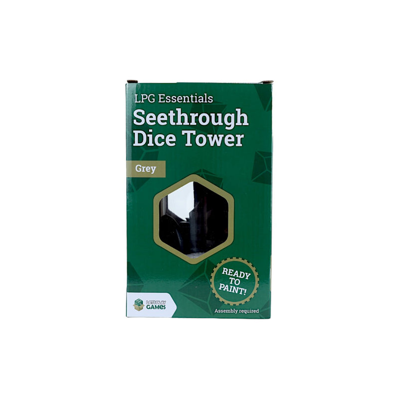 LPG Seethrough Dice Tower - Black