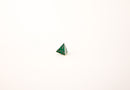 LPG Dice Set - Metal RPG Serif Green/Gold