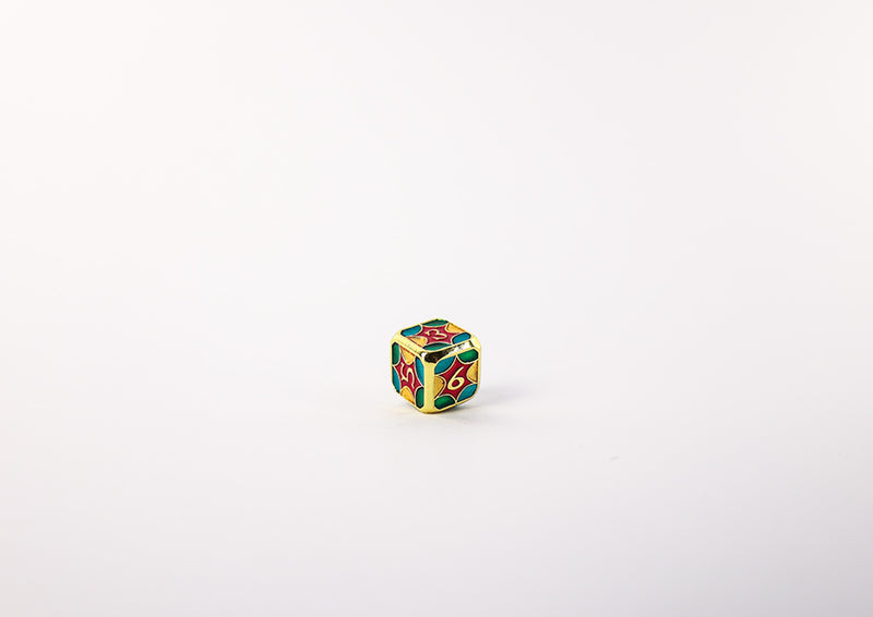 LPG Dice Set - Metal RPG Leadlight 4 Colour/Gold