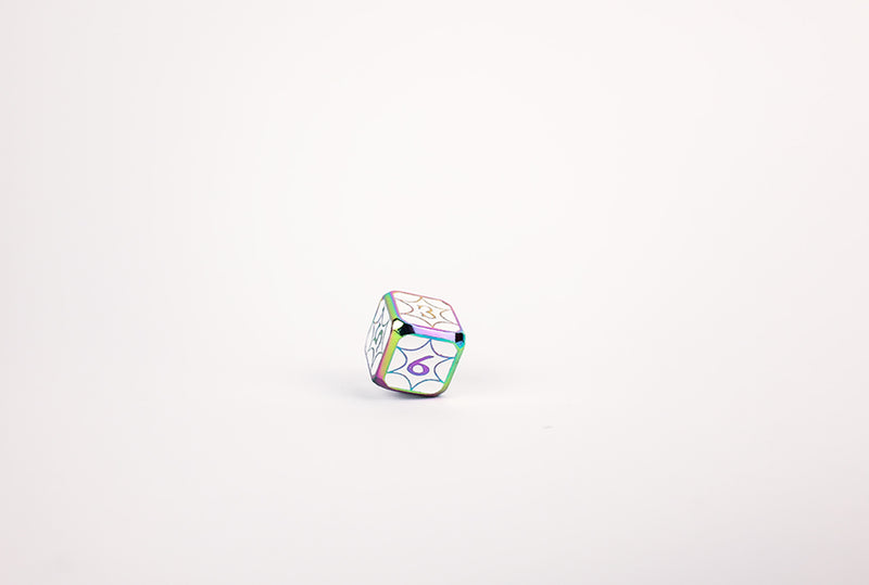 LPG Dice Set - Metal RPG Leadlight Dazzle Bright