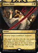 Doom Blade (Foil Etched) (STA-028) - Strixhaven Mystical Archive (Borderless) Foil