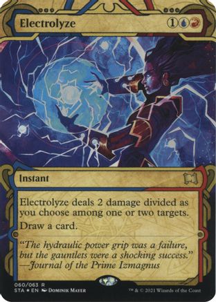 Electrolyze (Foil Etched) (STA-060) - Strixhaven Mystical Archive (Borderless) Foil