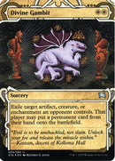 Divine Gambit (Foil Etched) (STA-004) - Strixhaven Mystical Archive (Borderless) Foil