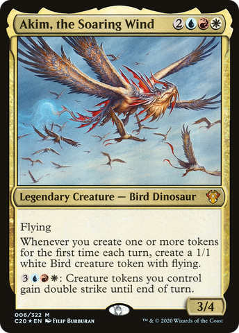 Akim, the Soaring Wind (C20-006) - Commander 2020