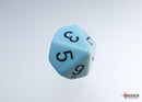 CHX 25266 Opaque Pastel Blue/black Set of Ten d10s