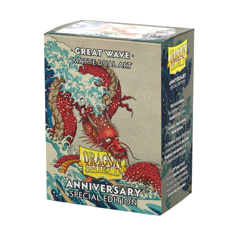 Dragon Shield - Box 100 - Matte Dual Art - Anniversary Special Edition Great Wave