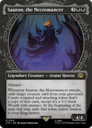 Sauron, the Necromancer (LTR-310) - The Lord of the Rings: Tales of Middle-earth: (Showcase) (Borderless) Foil