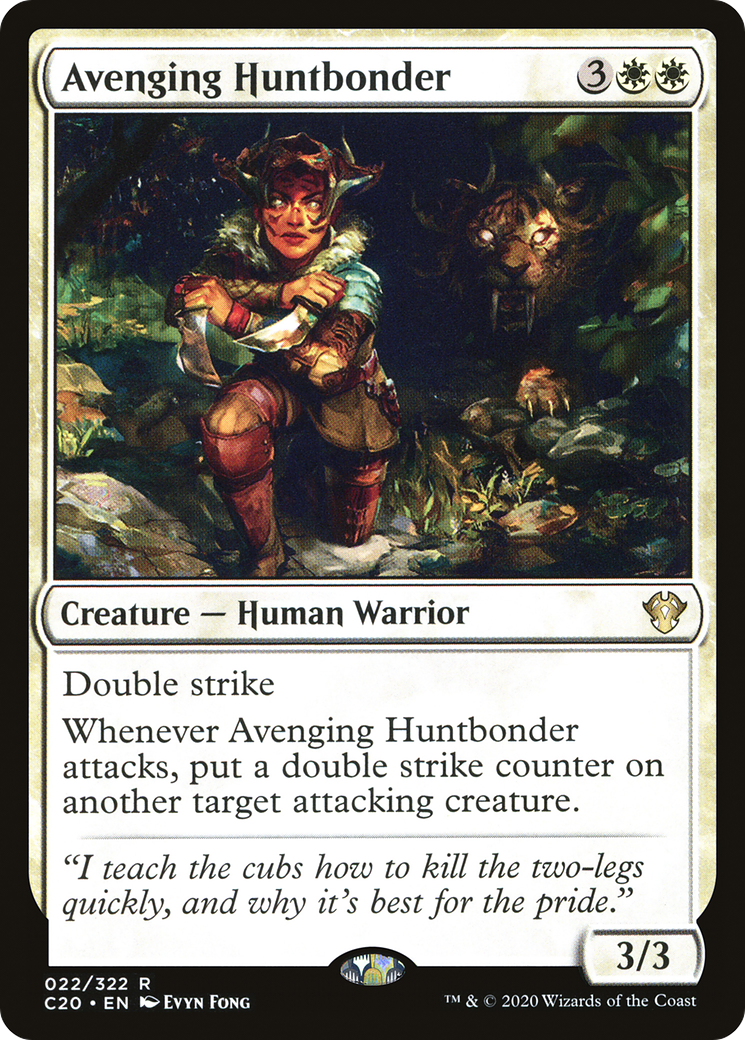 Avenging Huntbonder (C20-022) - Commander 2020