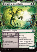 Disruptive Stormbrood // Petty Revenge (TDM-310) - Tarkir: Dragonstorm: (Showcase)