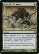 Might of Old Krosa (LIST-TSP-204) - The List