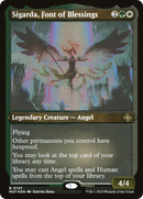 Sigarda, Font of Blessings (MAT-147) - March of the Machine: The Aftermath Etched Foil