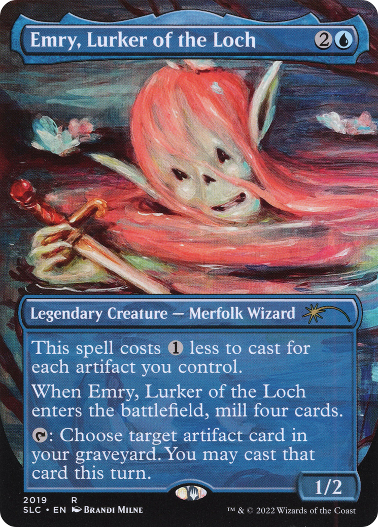 Emry, Lurker of the Loch (SLC-2019) - Secret Lair 30th Anniversary Countdown Kit (Borderless) Foil