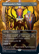Commander's Plate (SLD-1339) - Secret Lair Drop (Borderless) Foil