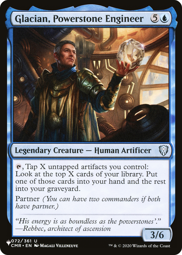 Glacian, Powerstone Engineer (LIST-CMR-72) - The List
