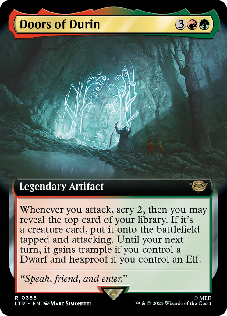 Doors of Durin (LTR-368) - The Lord of the Rings: Tales of Middle-earth: (Extended Art) Foil