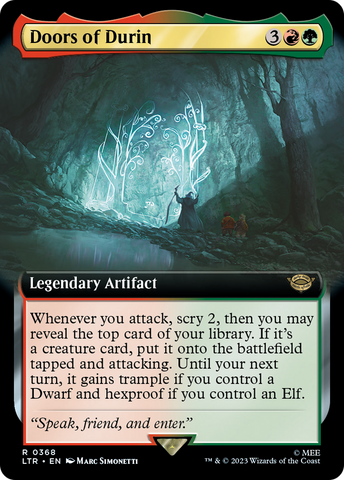 Doors of Durin (LTR-368) - The Lord of the Rings: Tales of Middle-earth: (Extended Art)