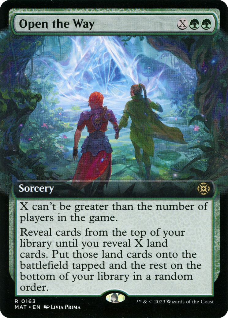 Open the Way (MAT-163) - March of the Machine: The Aftermath: (Extended Art) Foil
