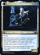 Dennick, Pious Apprentice // Dennick, Pious Apparition (PRE-217S) - Innistrad: Midnight Hunt Promos: (Double Faced Transform) Foil
