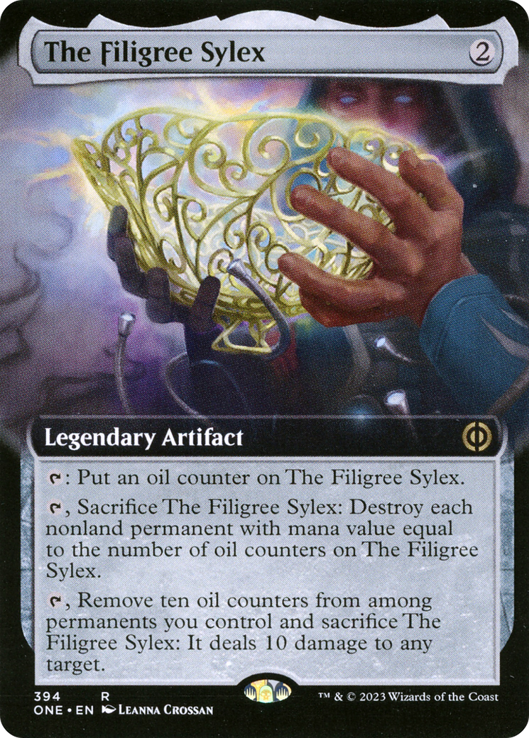 The Filigree Sylex (ONE-394) - Phyrexia: All Will Be One: (Extended Art) Foil