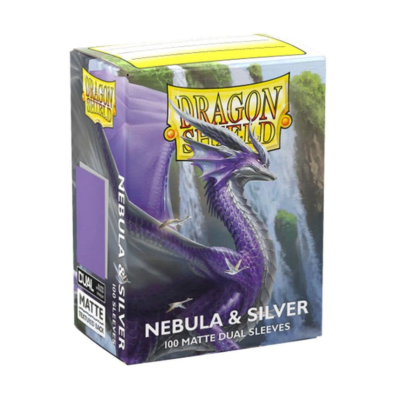 Dragon Shield - Box 100 - Standard Size Dual Matte Nebula & Silver
