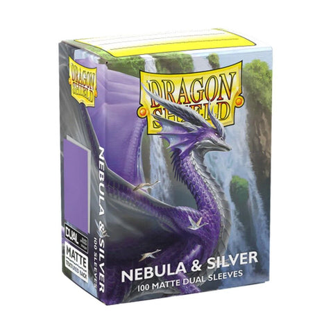 Dragon Shield - Box 100 - Standard Size Dual Matte Nebula & Silver