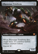 Phyrexian Triniform (CMR-697) - Commander Legends: (Extended Art) Foil