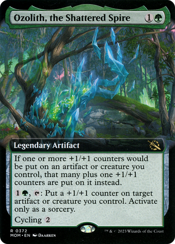 Ozolith, the Shattered Spire (MOM-372) - March of the Machine: (Extended Art)