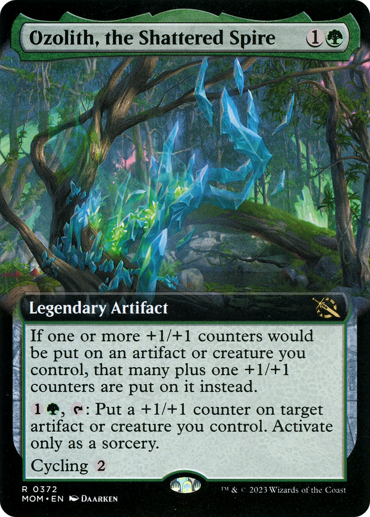 Ozolith, the Shattered Spire (MOM-372) - March of the Machine: (Extended Art) Foil