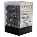 CHX 24808 Brush Dark Side/blue 12mm d6 Dice Block (36 dice)