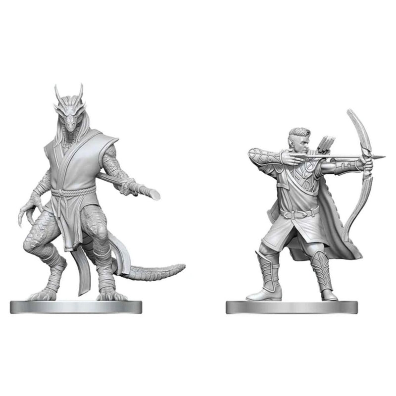 D&D Miniatures: Elf Ranger & Dragonborn Monk