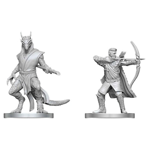 D&D Miniatures: Elf Ranger & Dragonborn Monk
