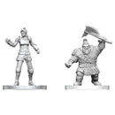 D&D Miniatures: Cultist of Bane & Dwarf Zhentilar Soldier