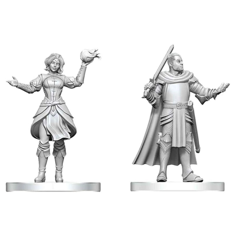 D&D Miniatures: Knight & Mage Apprentice