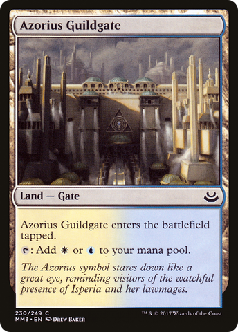 Azorius Guildgate (MM3-230) - Modern Masters 2017 Foil