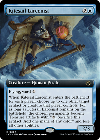 Kitesail Larcenist (LCI-364) - The Lost Caverns of Ixalan: (Extended Art)