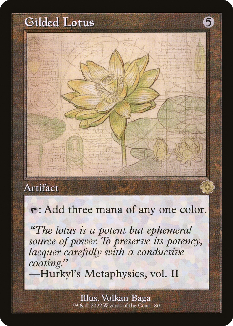 Gilded Lotus (BRR-080) - The Brothers' War Retro Artifacts
